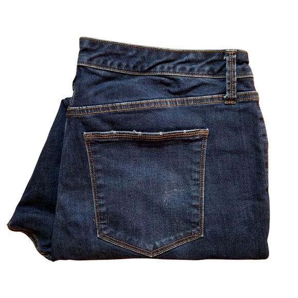 Universal Thread Distressed Blue Denim Jeggings Raw Hem Jeans Size 20W - Picture 3 of 6